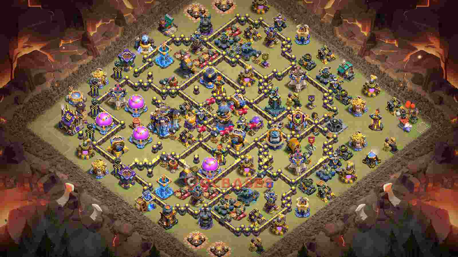 Town Hall 18 Base -war – Layout id: smdeo base layout