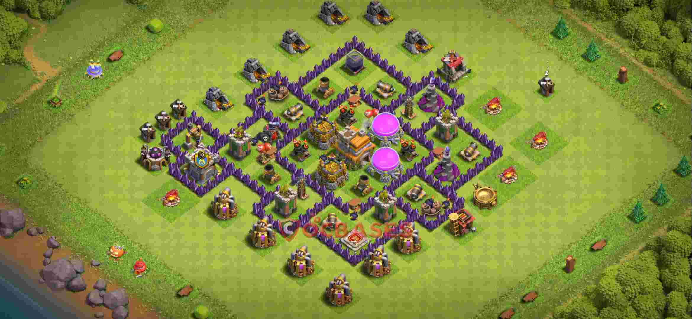 Town Hall 7 Base – Layout id: i8o4i base layout