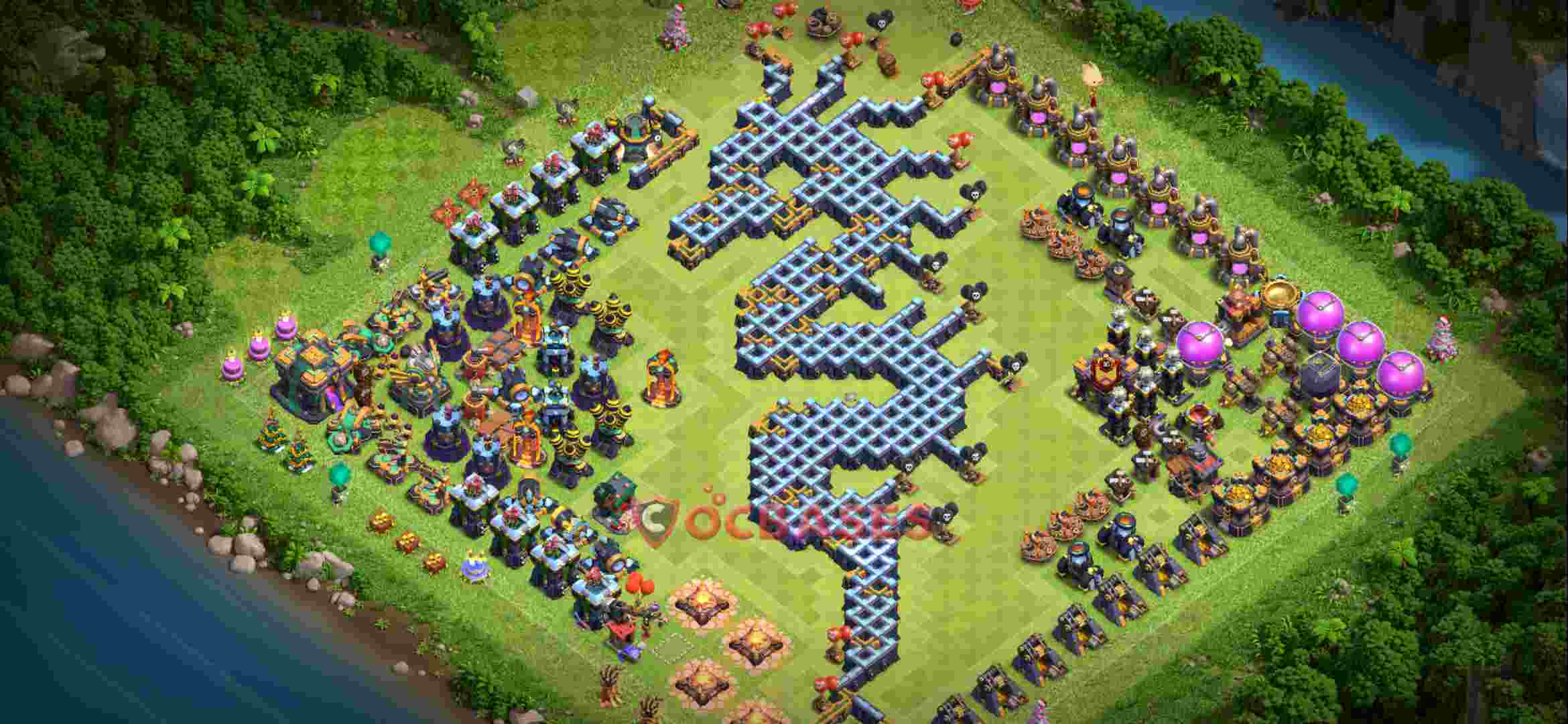 Town Hall 14 Base – Layout id: 6nunf base layout