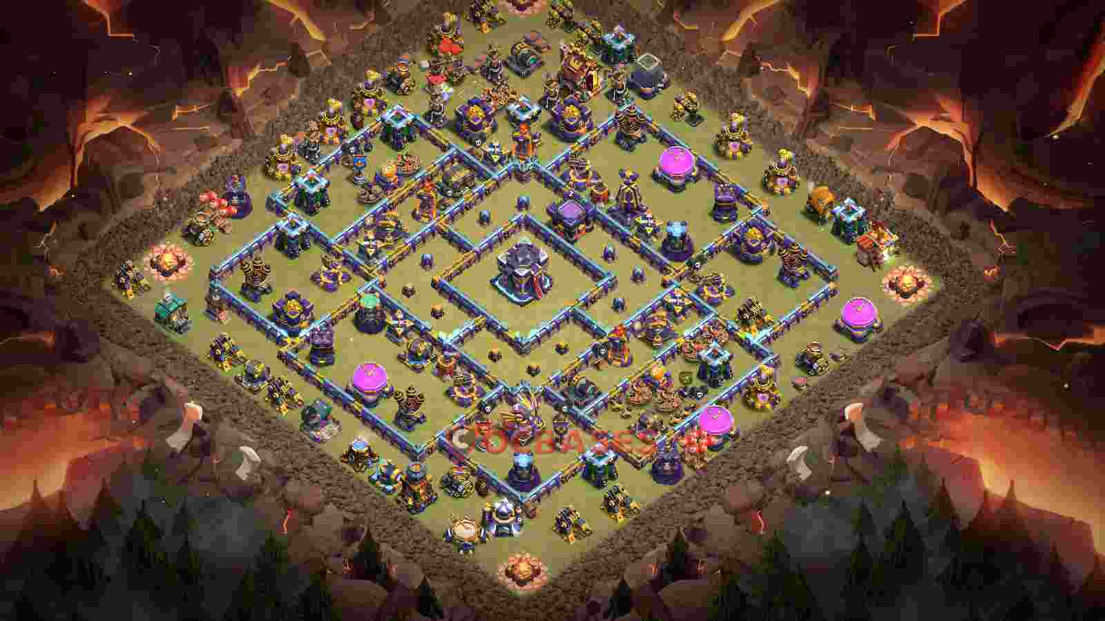 Town Hall 15 Base -war – Layout id: y6vne base layout