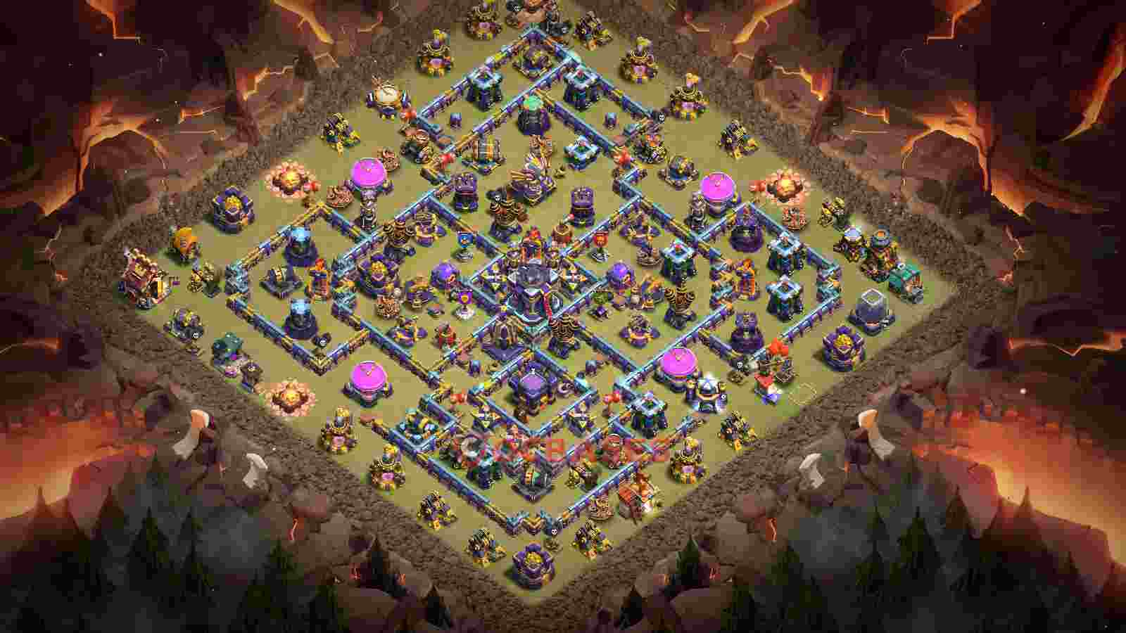 Town Hall 15 Base -war – Layout id: i45ko base layout