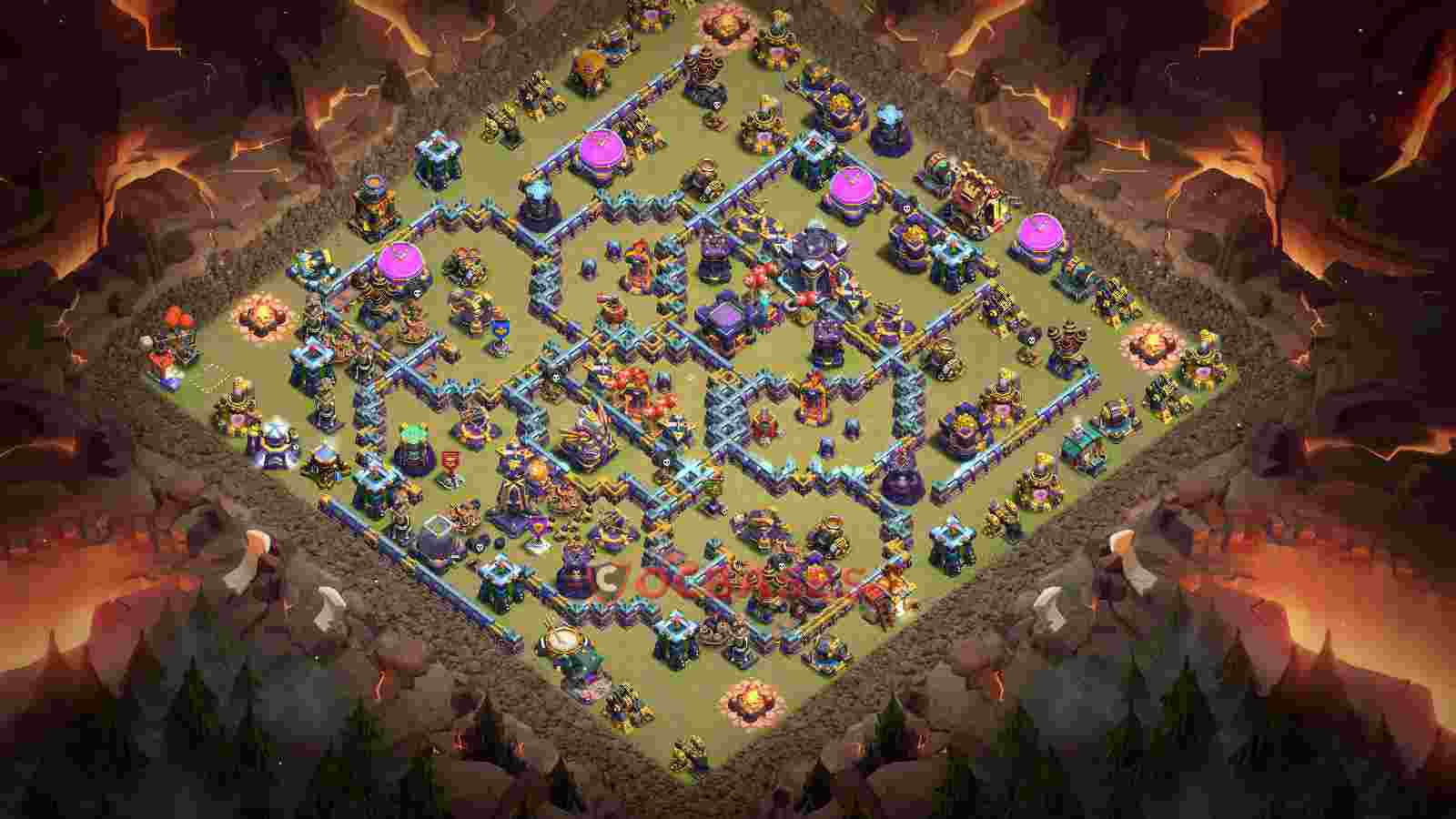 Town Hall 15 Base -war – Layout id: kpwmf base layout