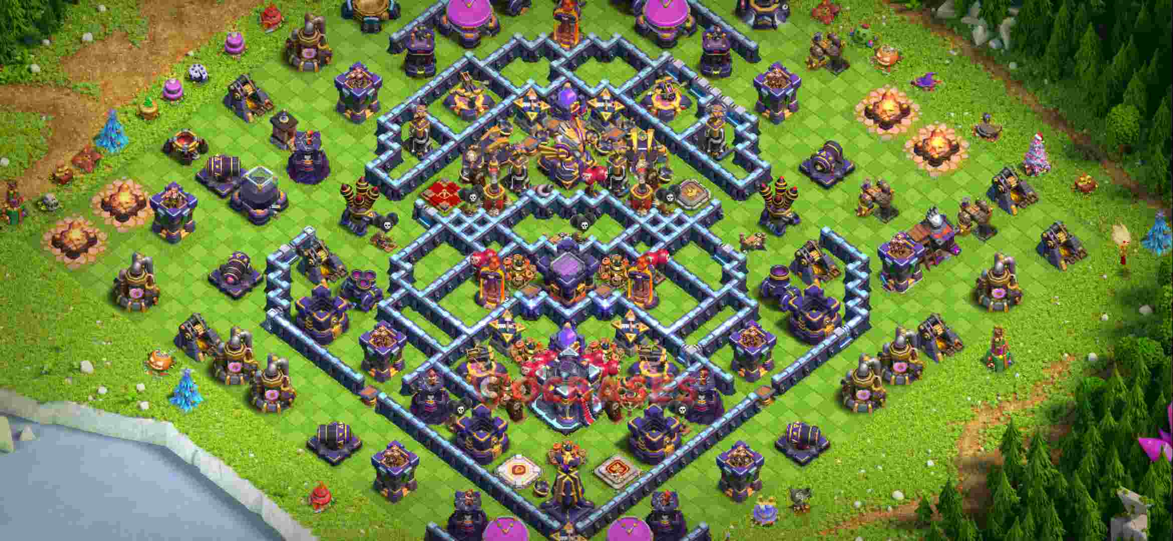 Town Hall 15 Base – Layout id: tsr57 base layout