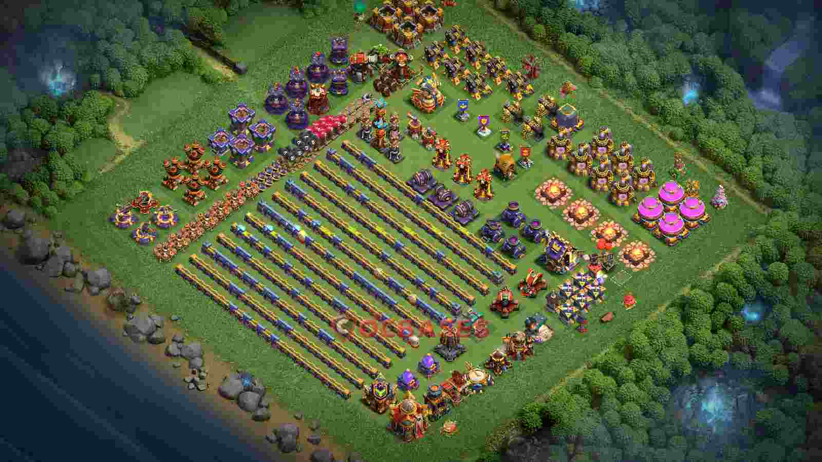 Town Hall 16 Base -progress base – Layout id: i5dn9 base layout