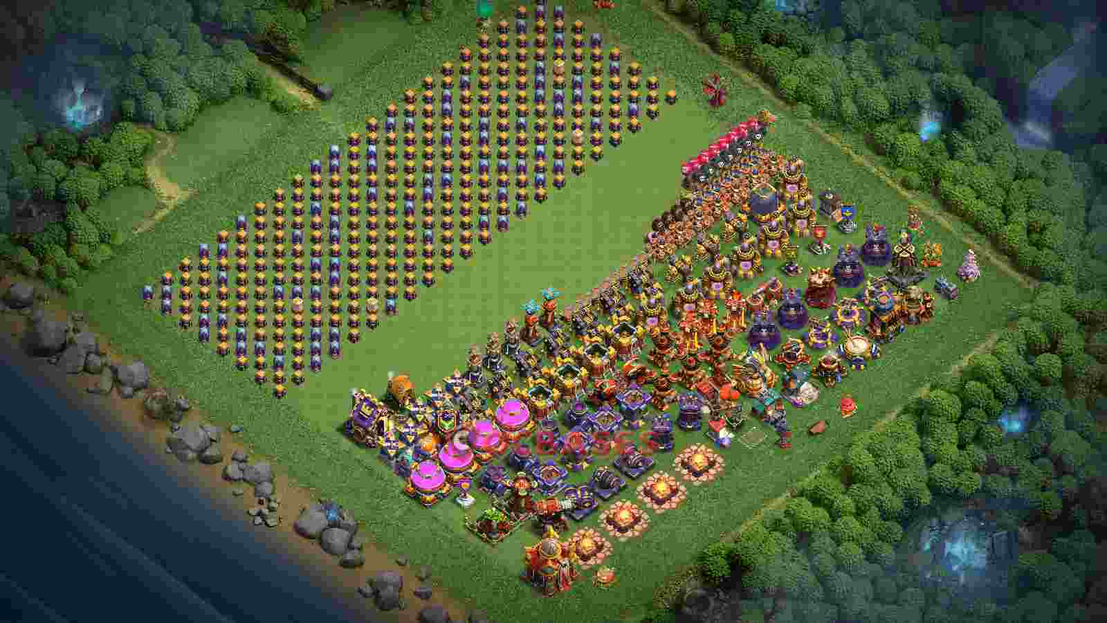 Town Hall 16 Base -progress base – Layout id: 06o3u base layout