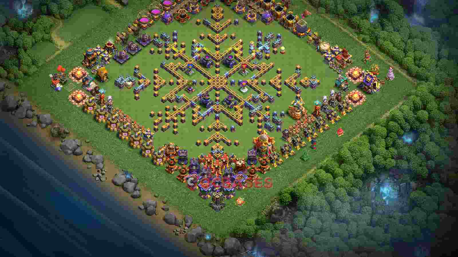 Town Hall 16 Base -fun – Layout id: ckbl3 base layout