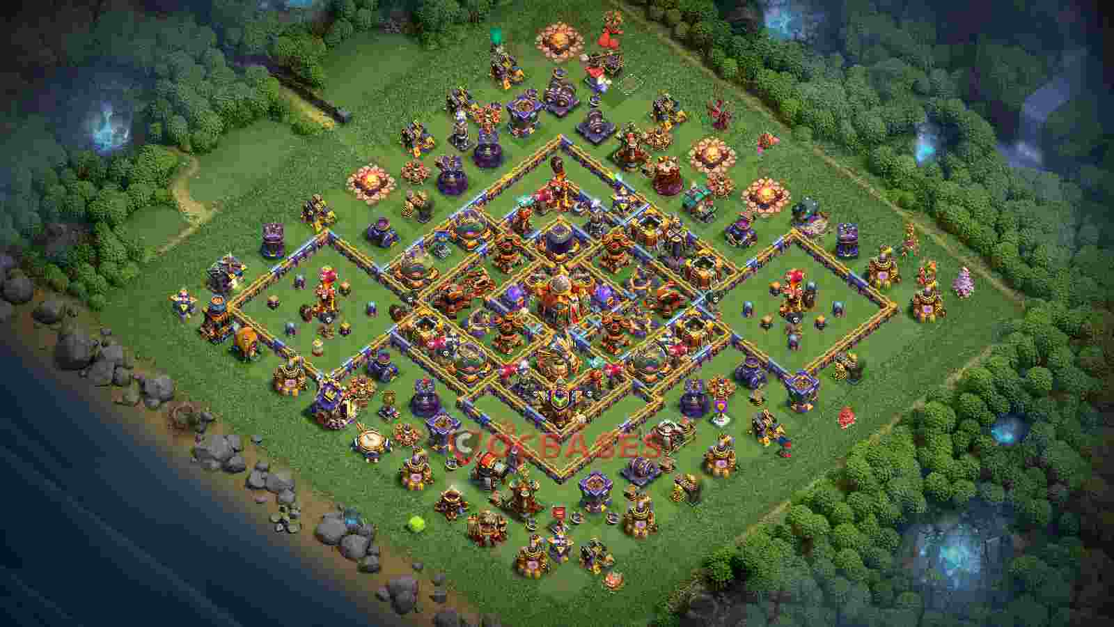 Town Hall 16 Base -farming – Layout id: 0bd33 base layout