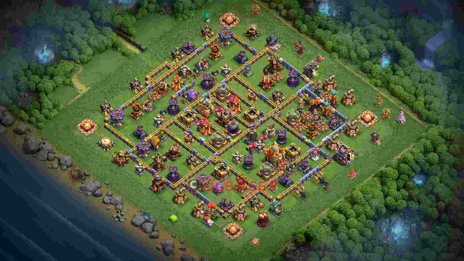 Town Hall 16 Base -farming – Layout id: 0q45j base layout