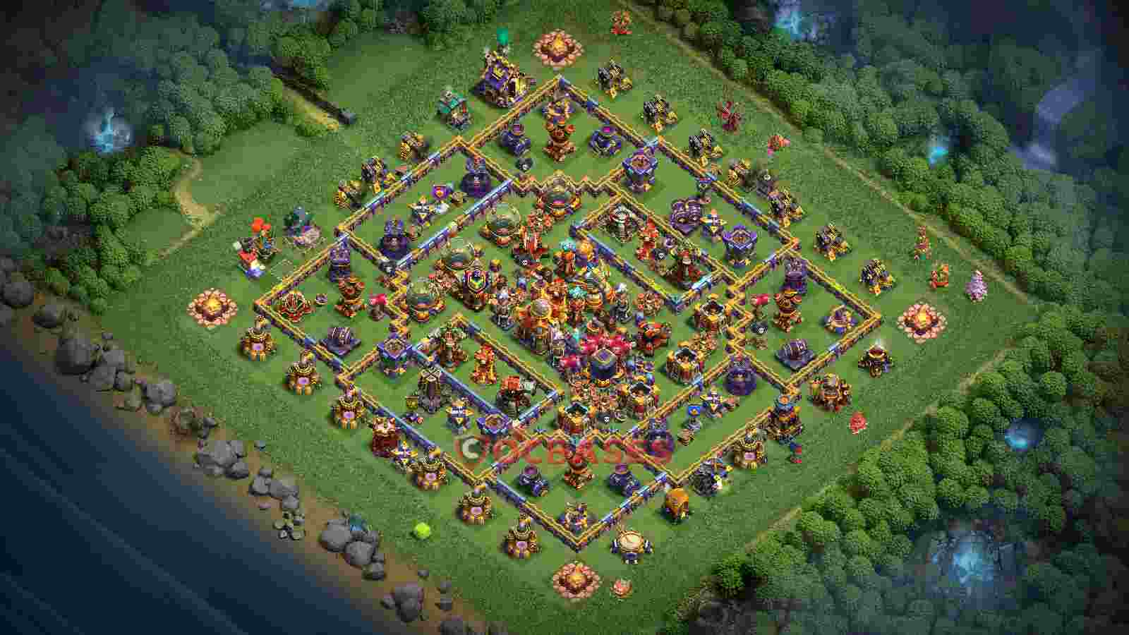 Town Hall 16 Base -farming – Layout id: fpvvx base layout