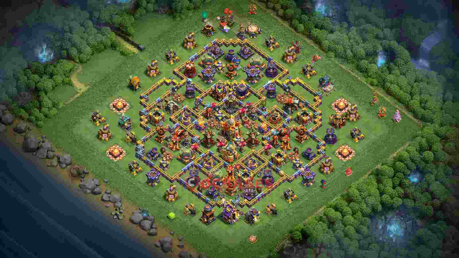 Town Hall 16 Base -farming – Layout id: kivm7 base layout
