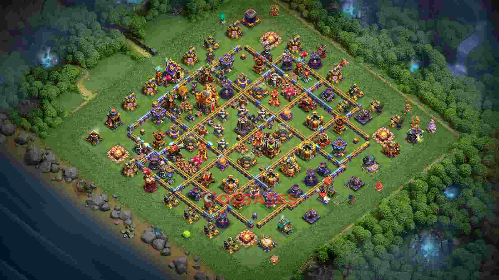 Town Hall 16 Base -farming – Layout id: wveq6 base layout