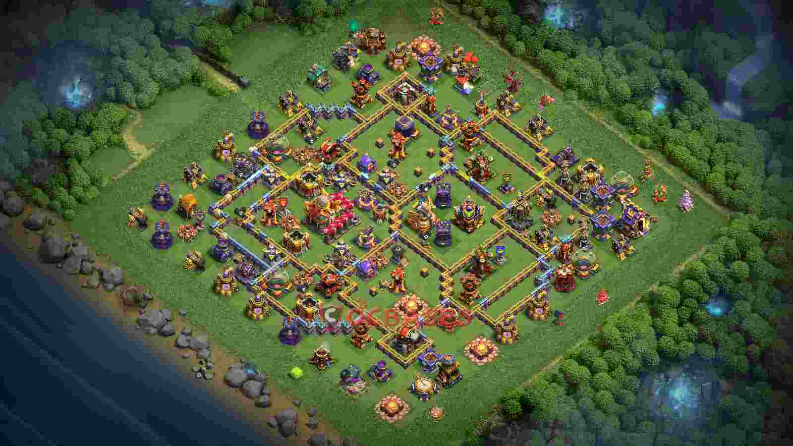 Town Hall 16 Base -farming – Layout id: jey8g base layout