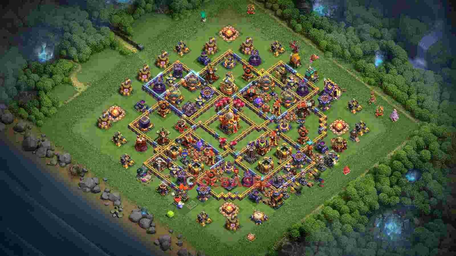 Town Hall 16 Base -farming – Layout id: g6dcs base layout