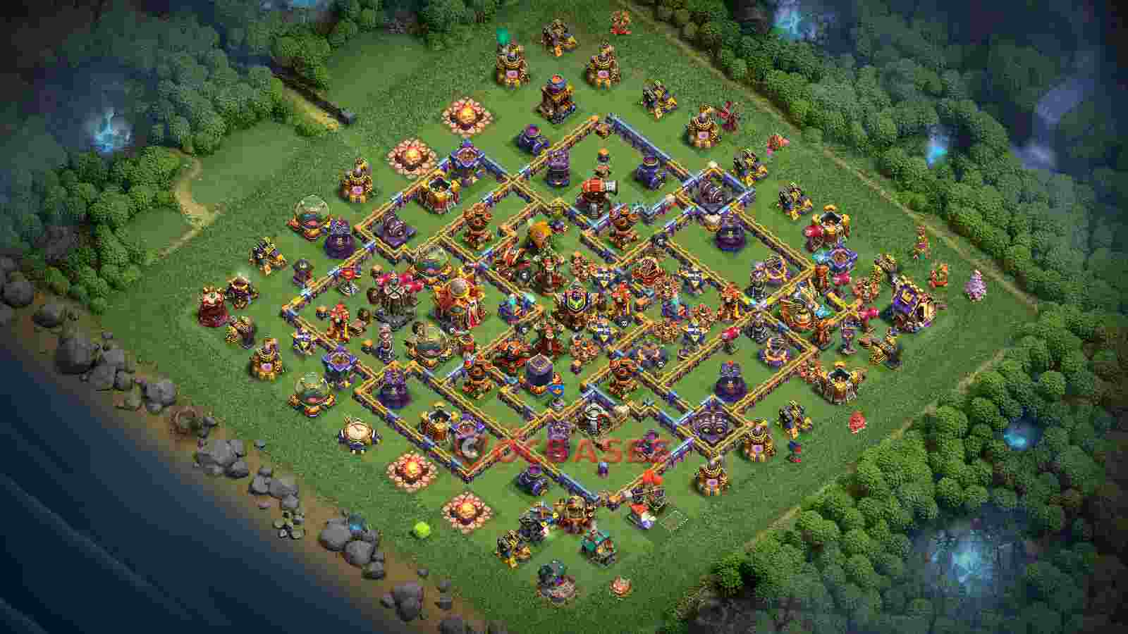 Town Hall 16 Base -farming – Layout id: 7ubxd base layout