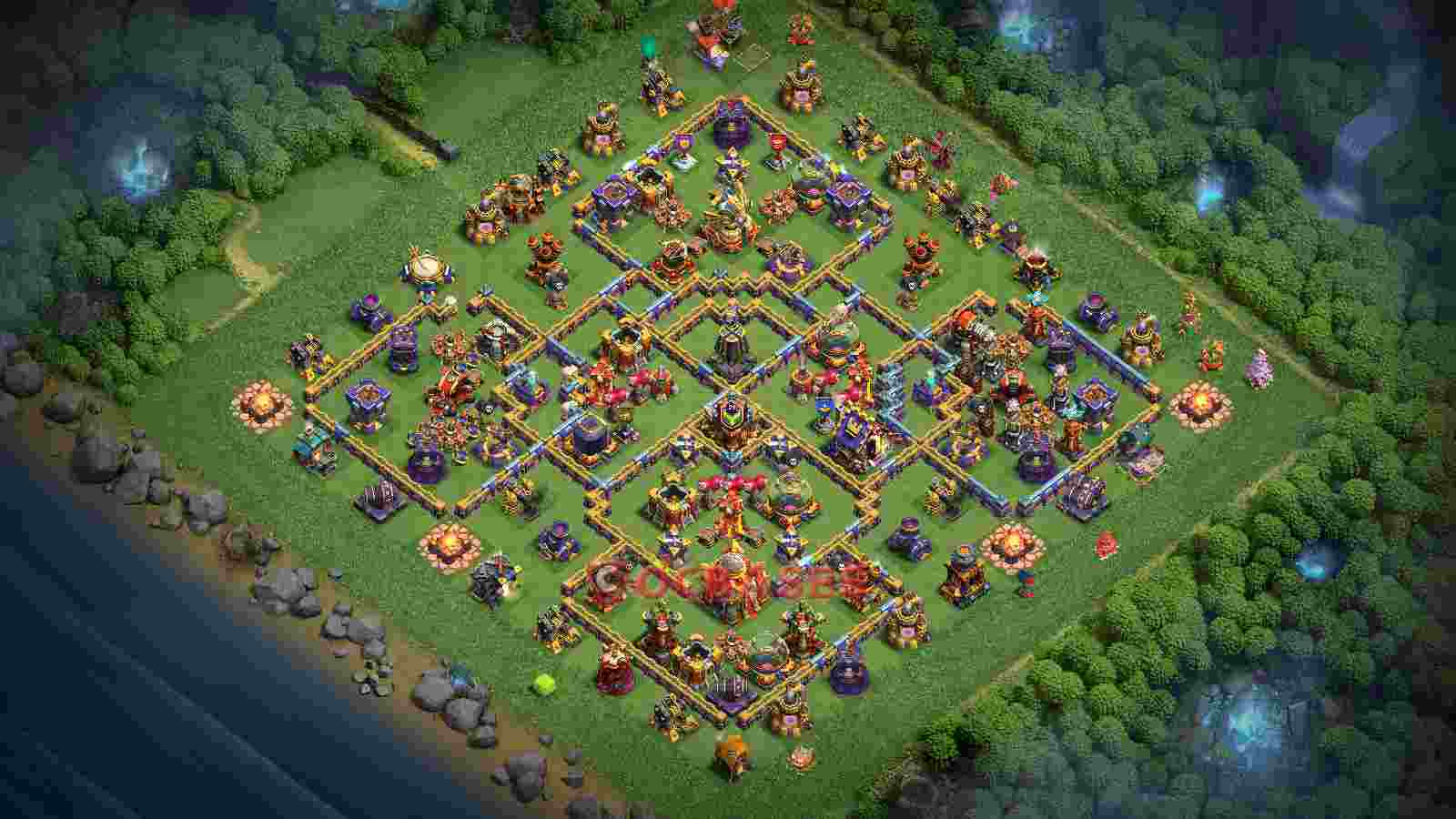 Town Hall 16 Base -farming – Layout id: ay5k6 base layout