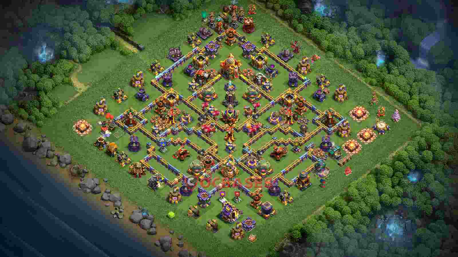 Town Hall 16 Base -farming – Layout id: bc2f0 base layout