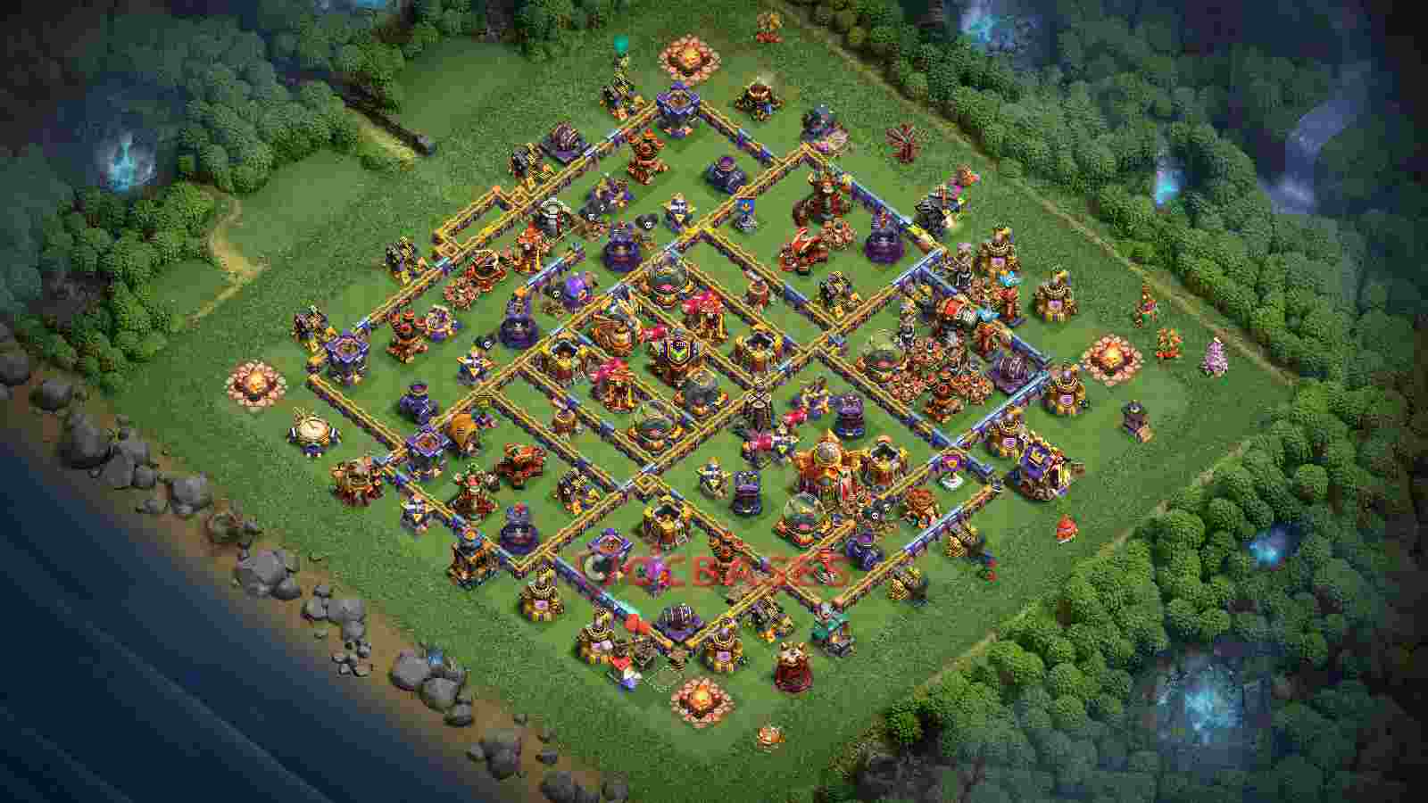 Town Hall 16 Base -farming – Layout id: f99ym base layout