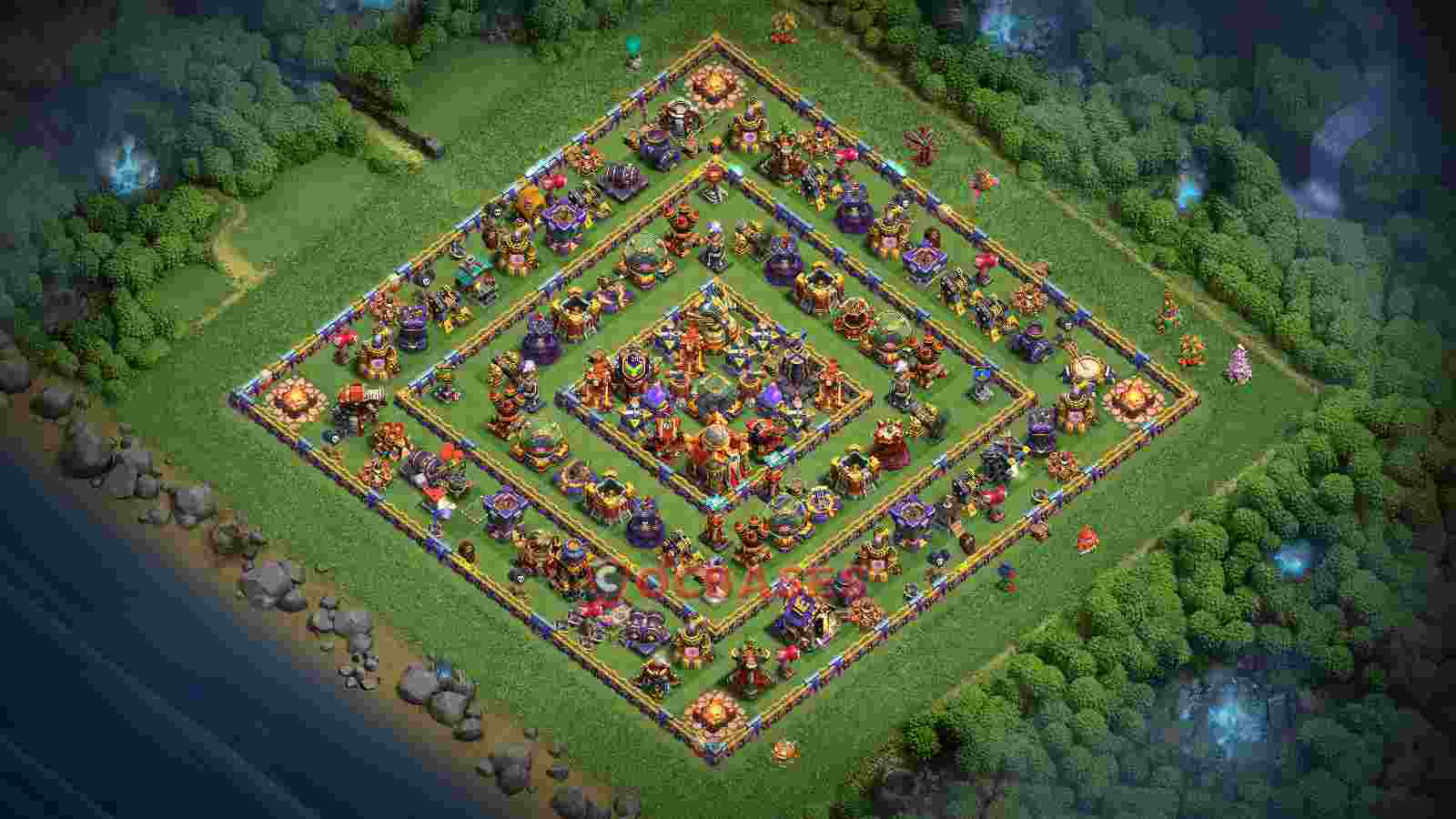 Town Hall 16 Base -farming – Layout id: iyeth base layout