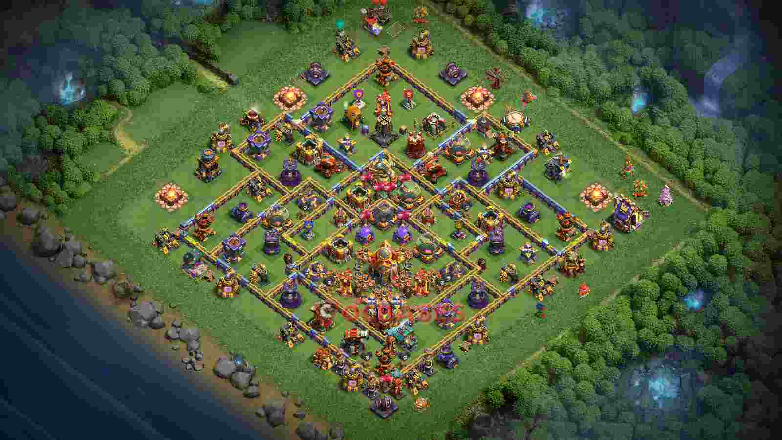 Town Hall 16 Base -farming – Layout id: gbcb4 base layout