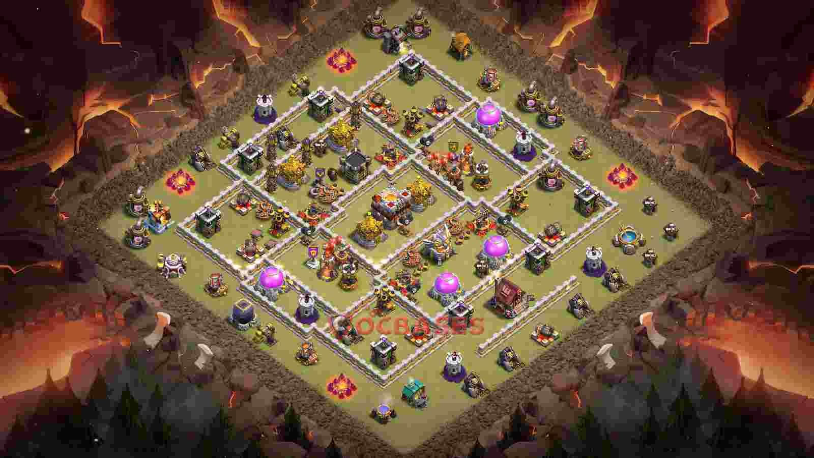 Town Hall 11 Base -war – Layout id: 6w8od base layout