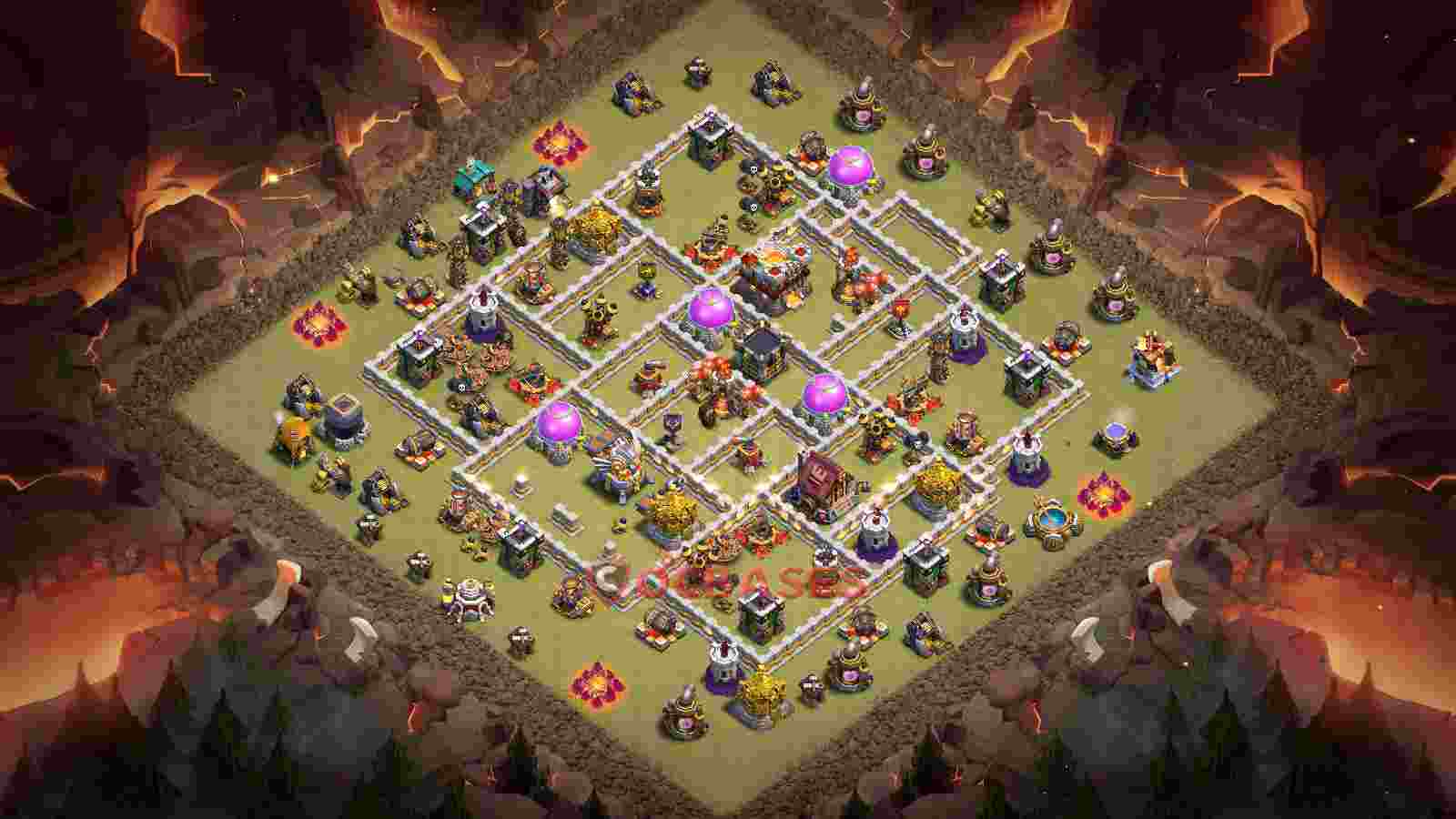 Town Hall 11 Base -war – Layout id: zs3x9 base layout