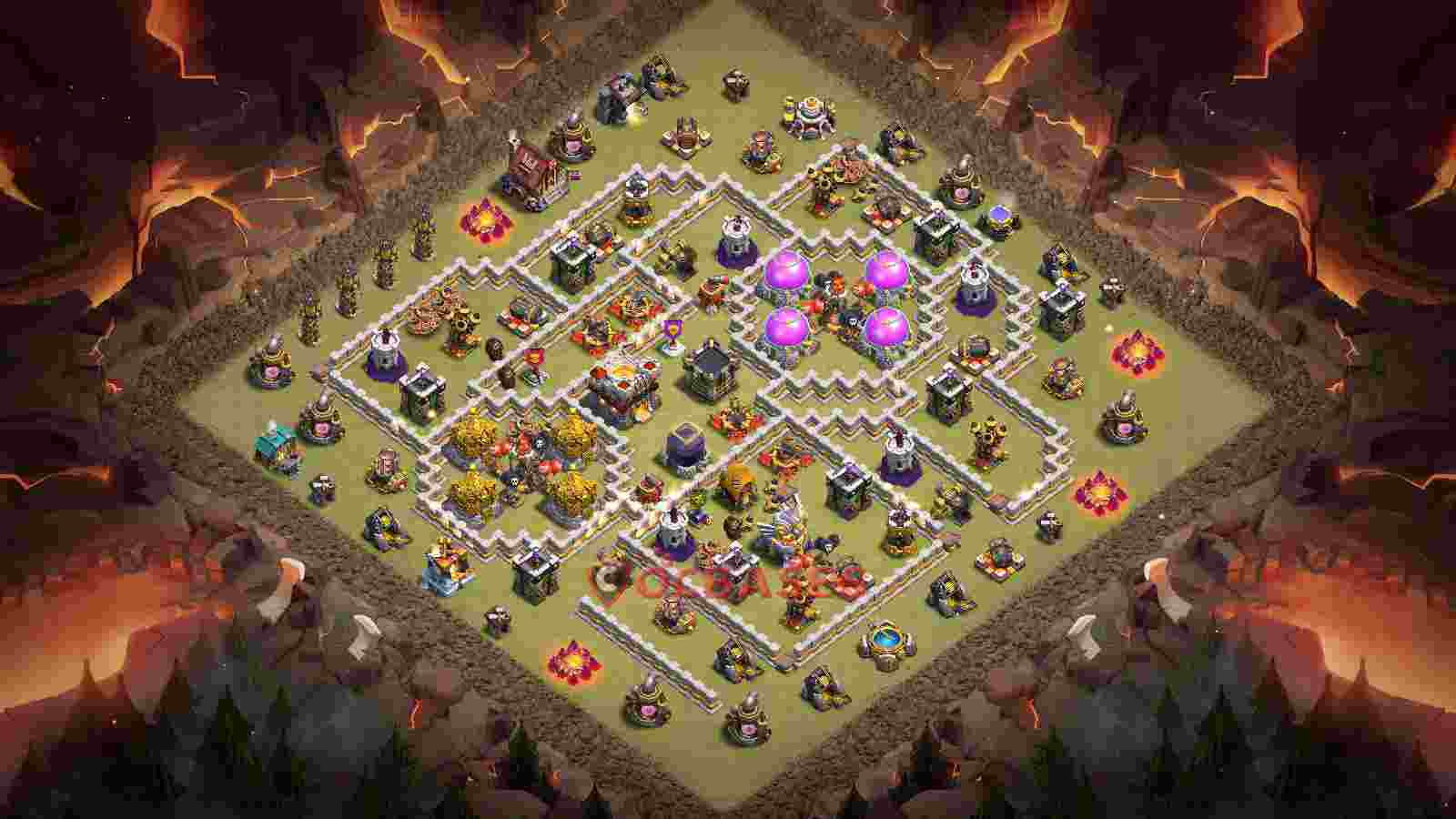 Town Hall 11 Base -war – Layout id: 7a8ec base layout