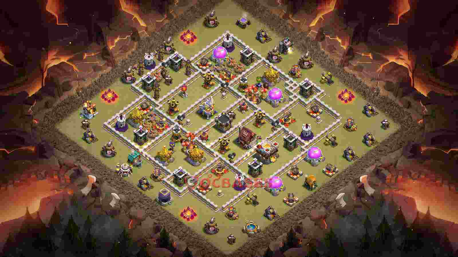Town Hall 11 Base -war – Layout id: zrllw base layout