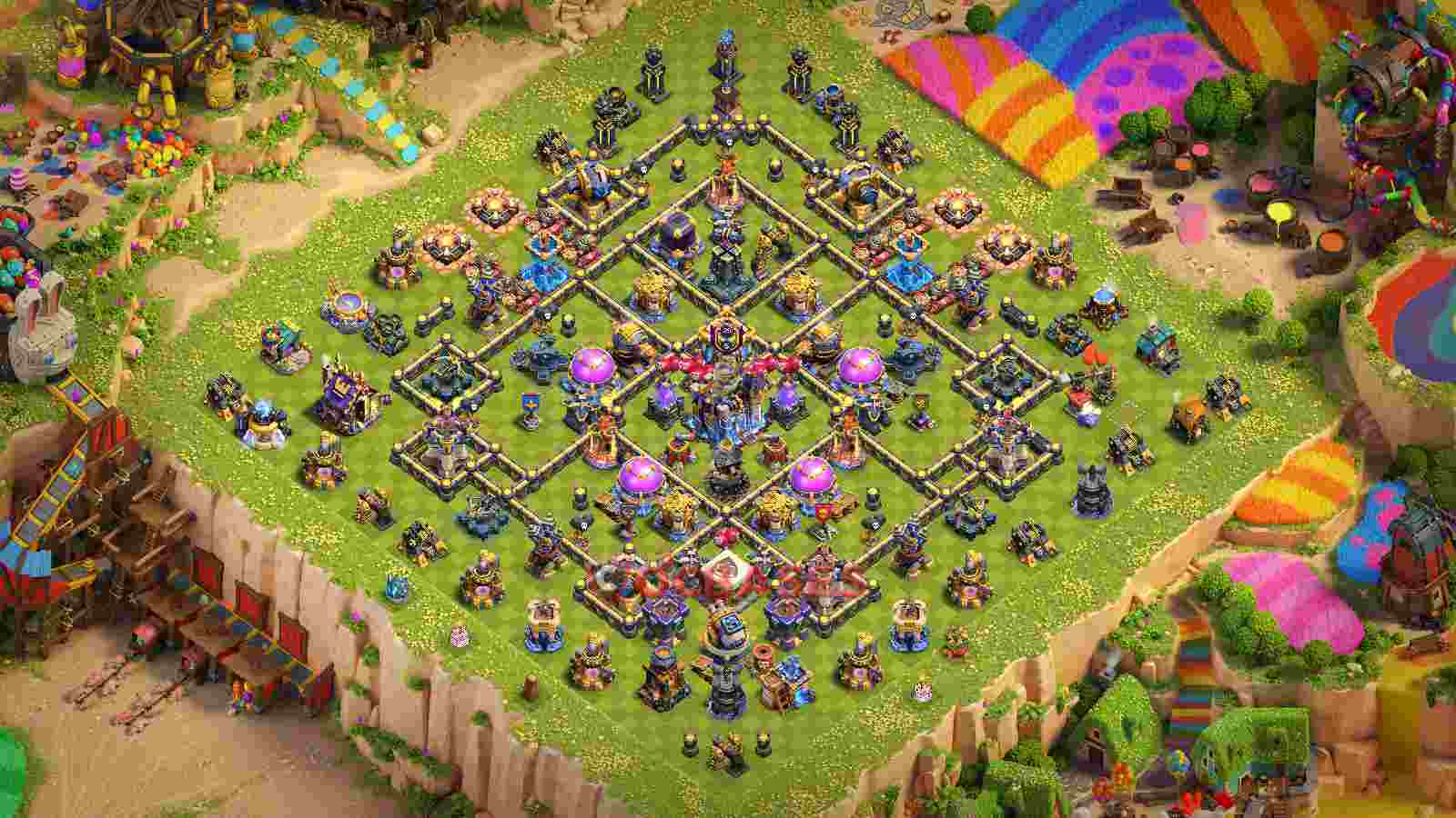 Town Hall 18 Base -farming – Layout id: lr9yx base layout