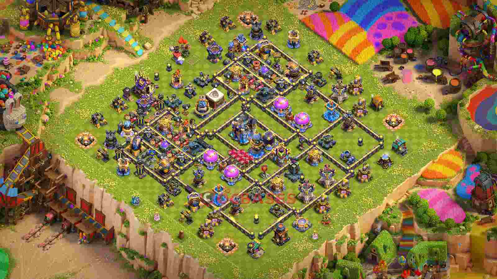 Town Hall 18 Base -farming – Layout id: bnn5z base layout