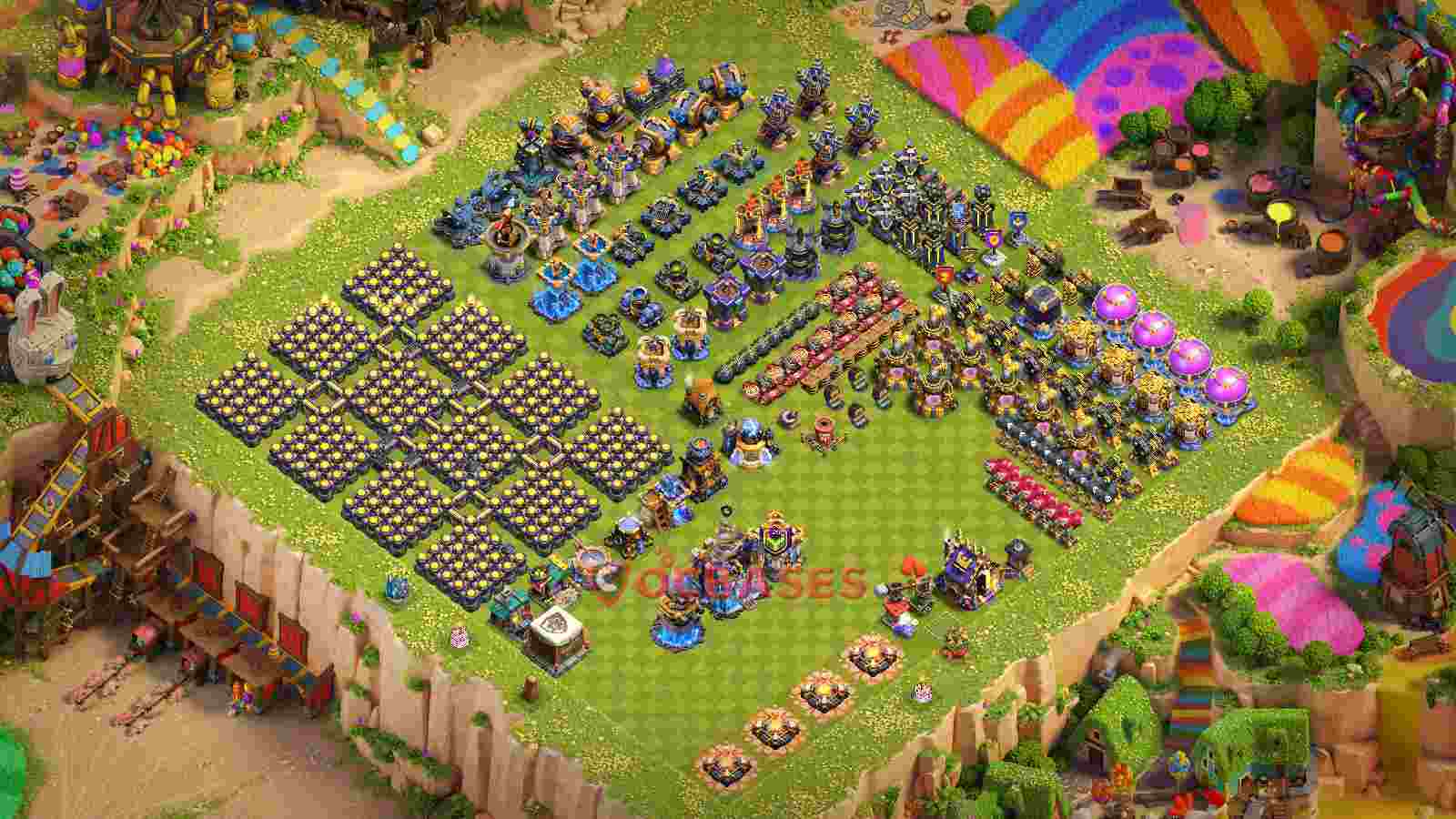 Town Hall 18 Base -progress base – Layout id: pn106 base layout