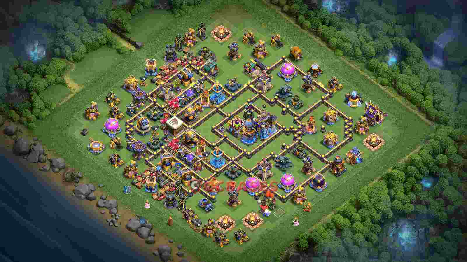 Town Hall 18 Base -trophy – Layout id: xzj7k base layout