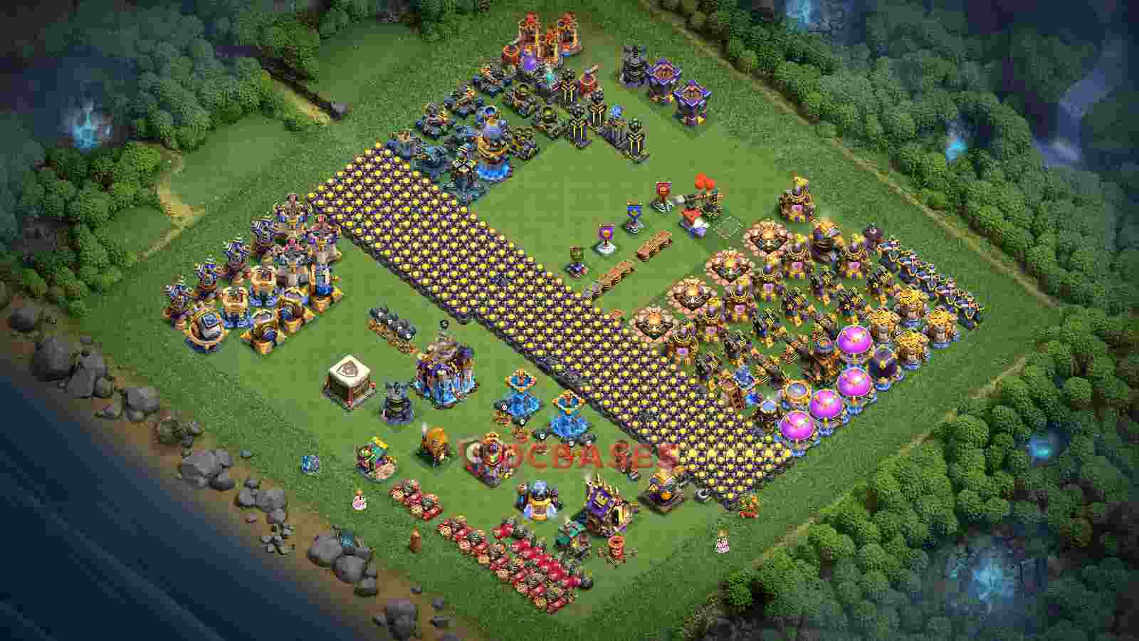 Town Hall 18 Base -fun – Layout id: klpez base layout