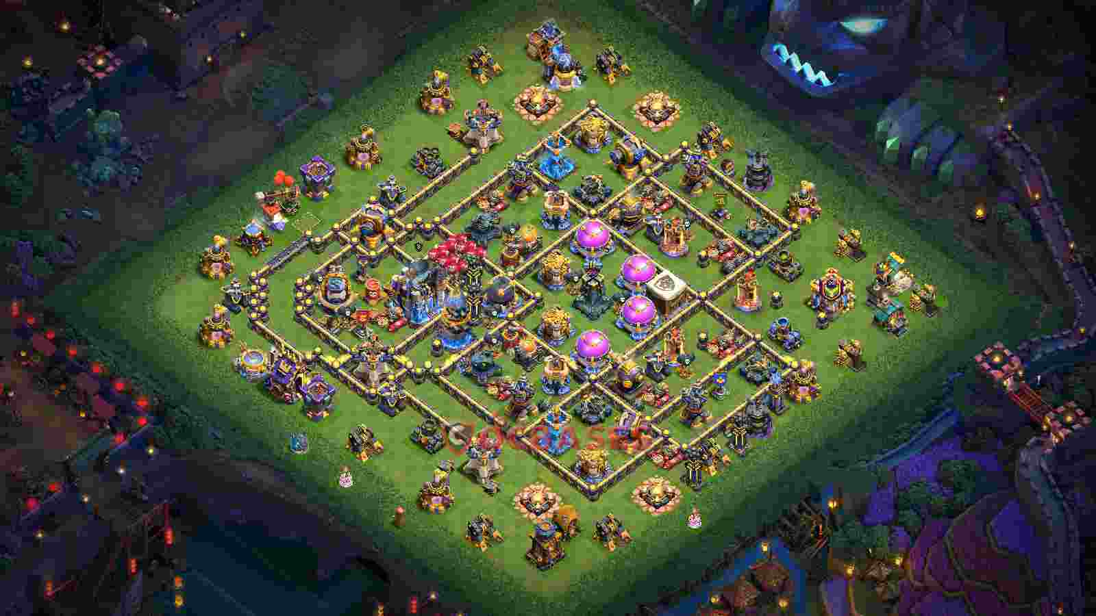 Town Hall 18 Base -farming – Layout id: r43x0 base layout