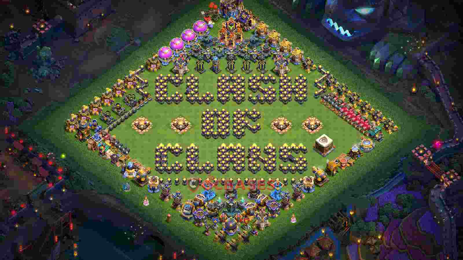 Town Hall 18 Base -fun – Layout id: v5qd4 base layout