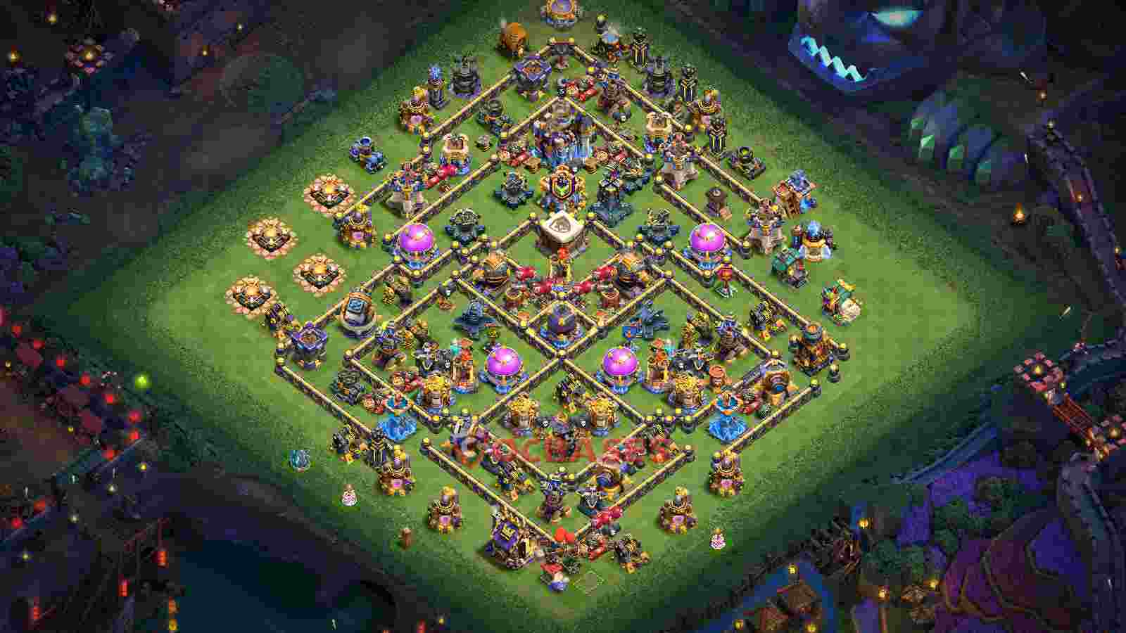 Town Hall 18 Base -farming – Layout id: jgcbu base layout