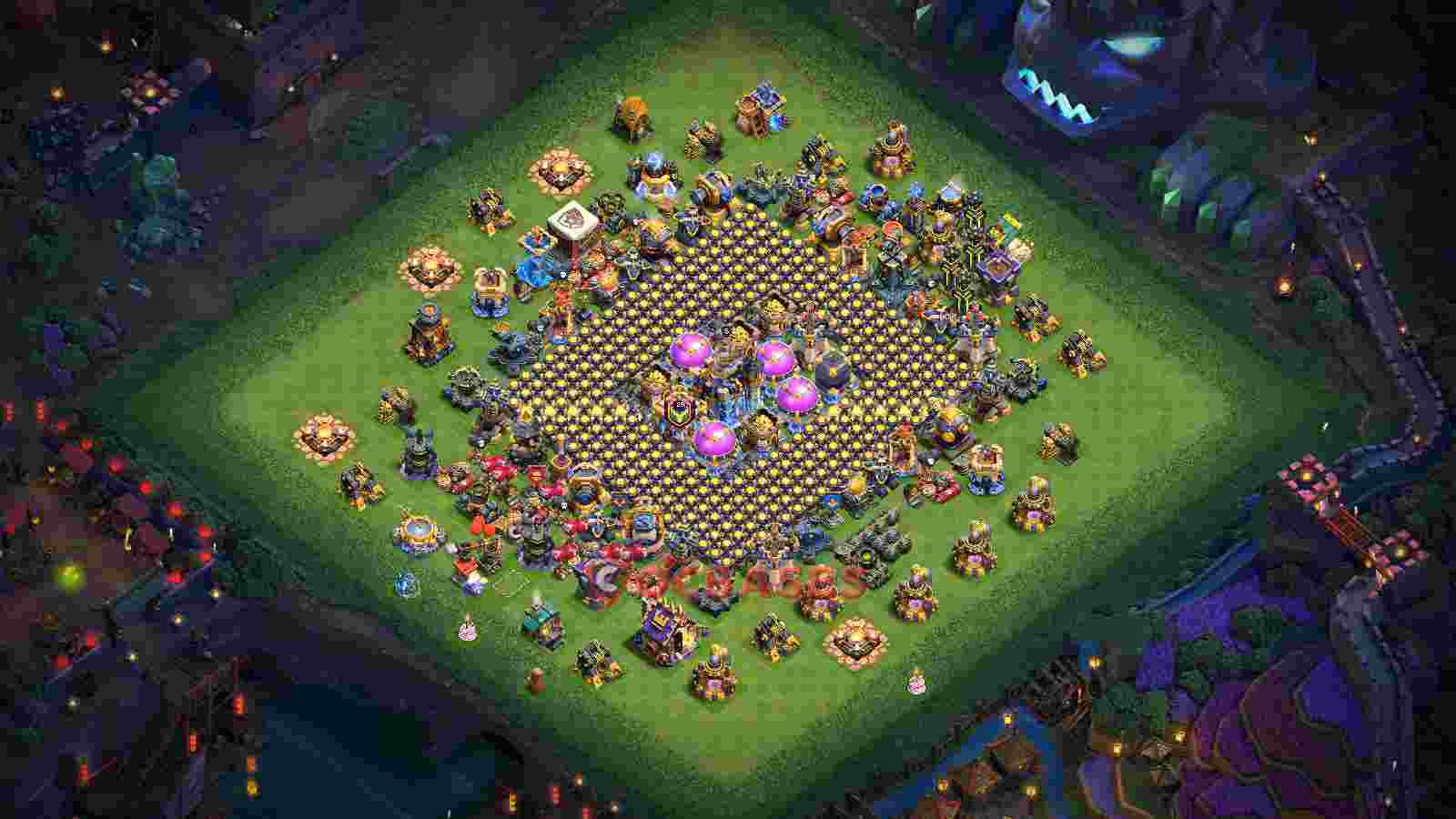 Town Hall 18 Base -farming – Layout id: smtam base layout