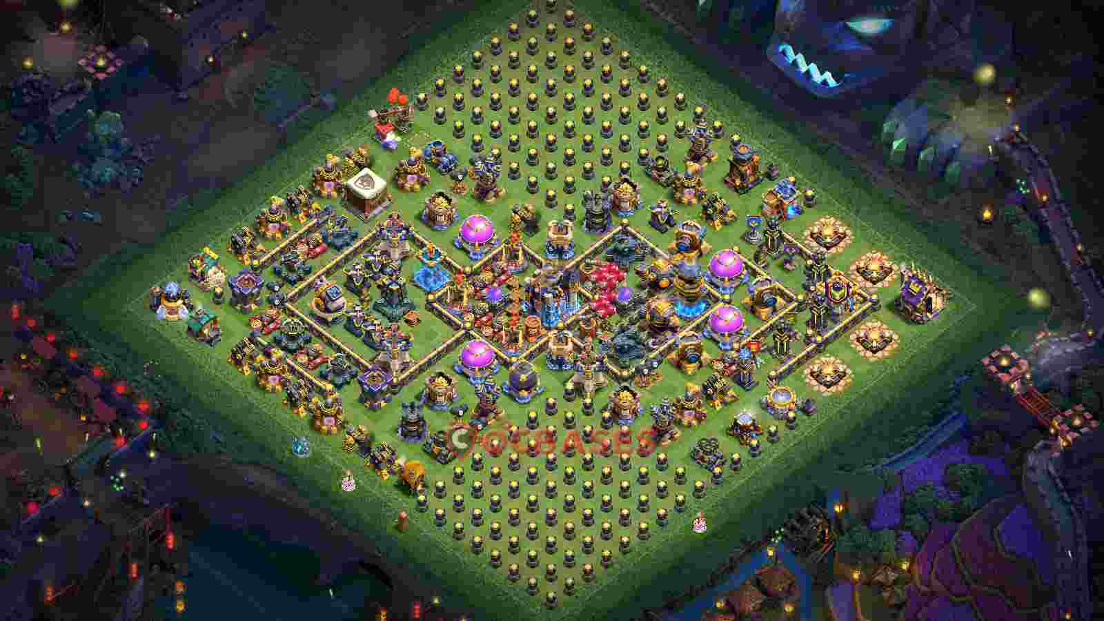 Town Hall 18 Base -farming – Layout id: 70sgt base layout