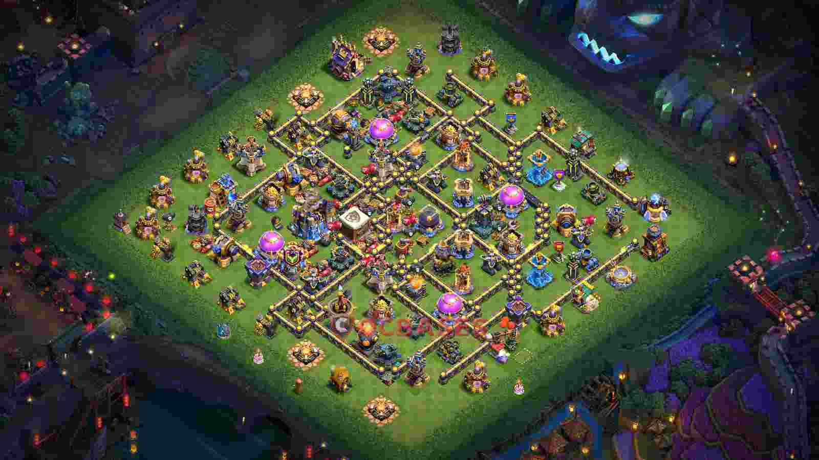 Town Hall 18 Base -farming – Layout id: 6ld72 base layout