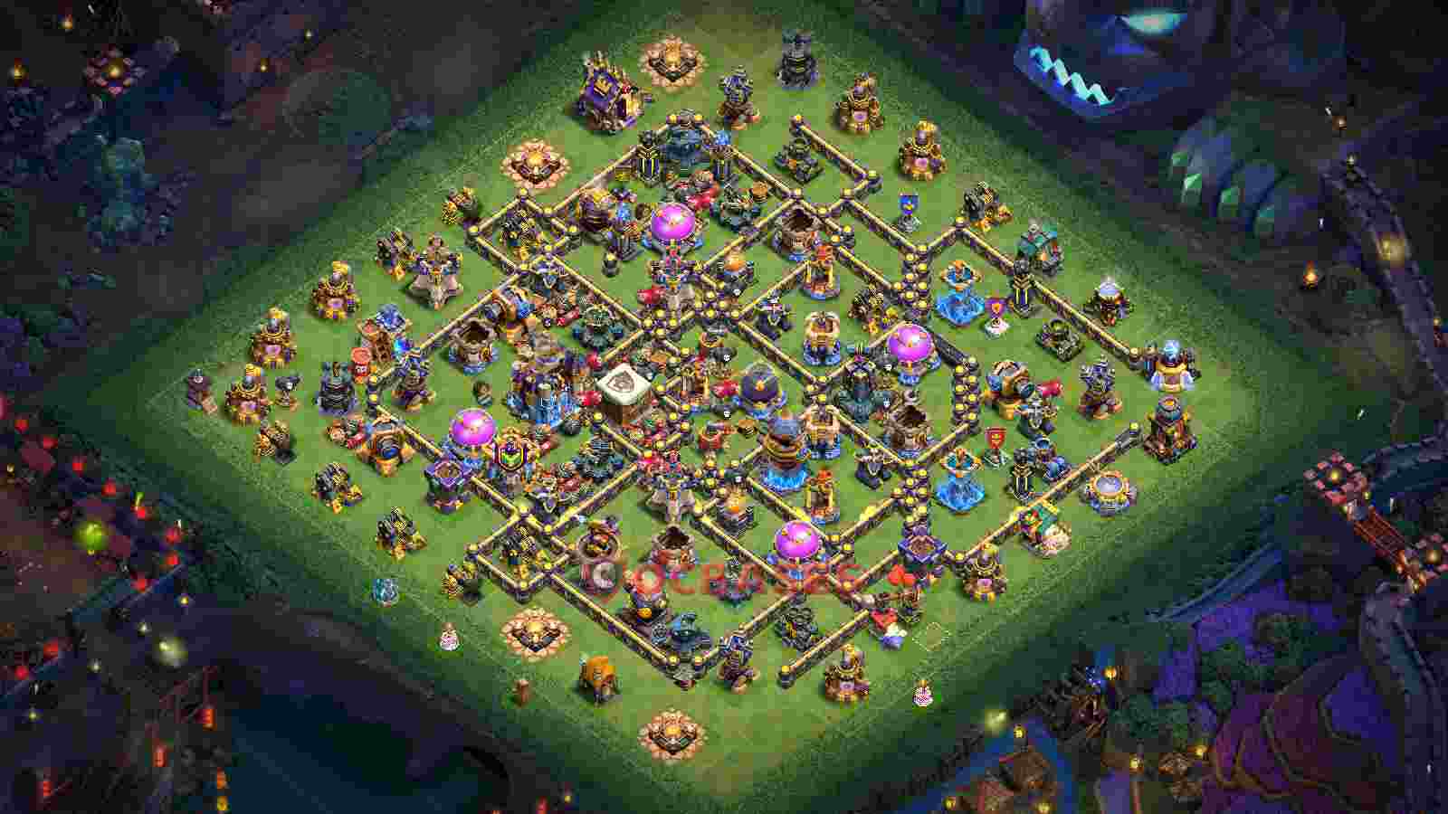 Town Hall 18 Base -farming – Layout id: 6yxmn base layout