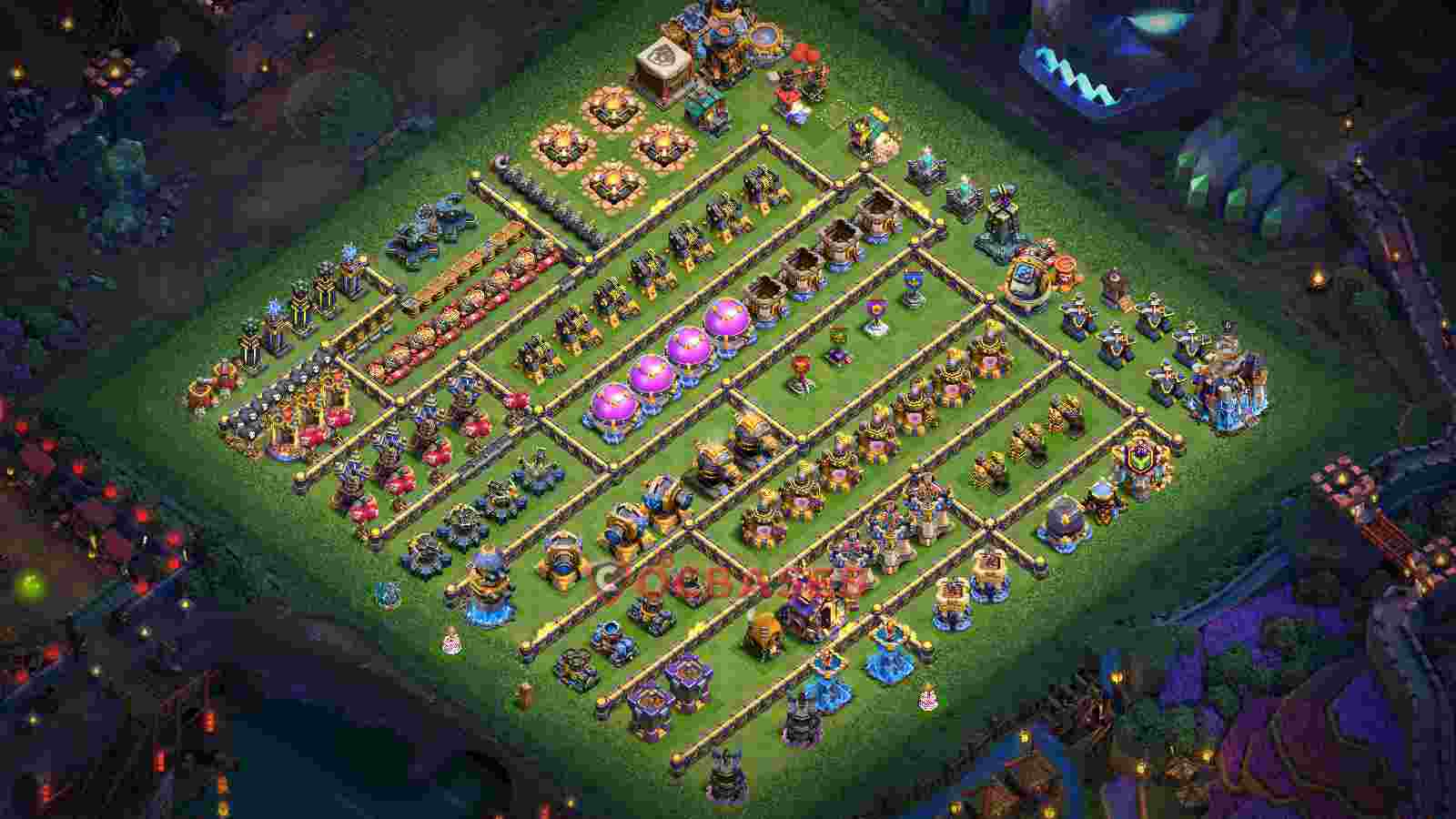 Town Hall 18 Base -fun – Layout id: vp0xq base layout