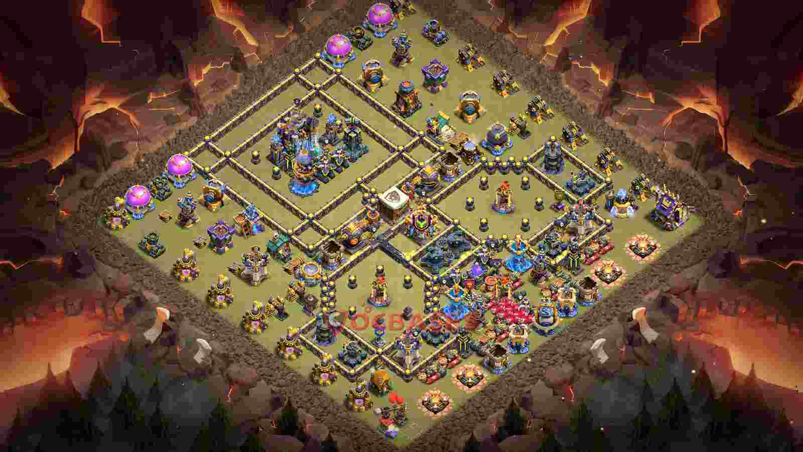 Town Hall 18 Base -war – Layout id: k6nfb base layout