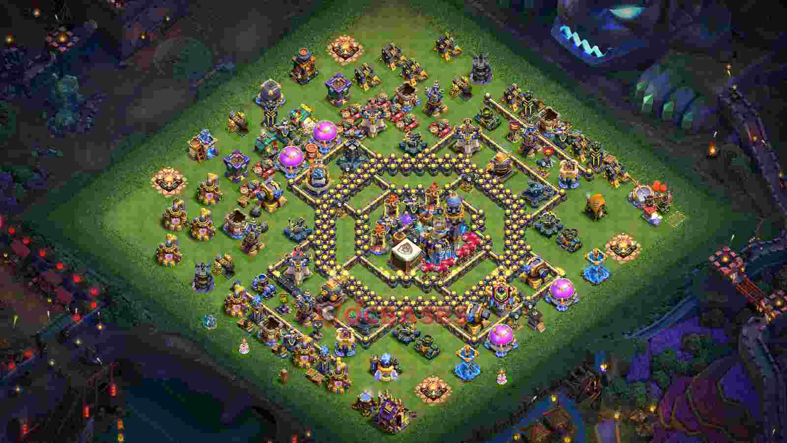 Town Hall 18 Base -trophy – Layout id: v39hc base layout