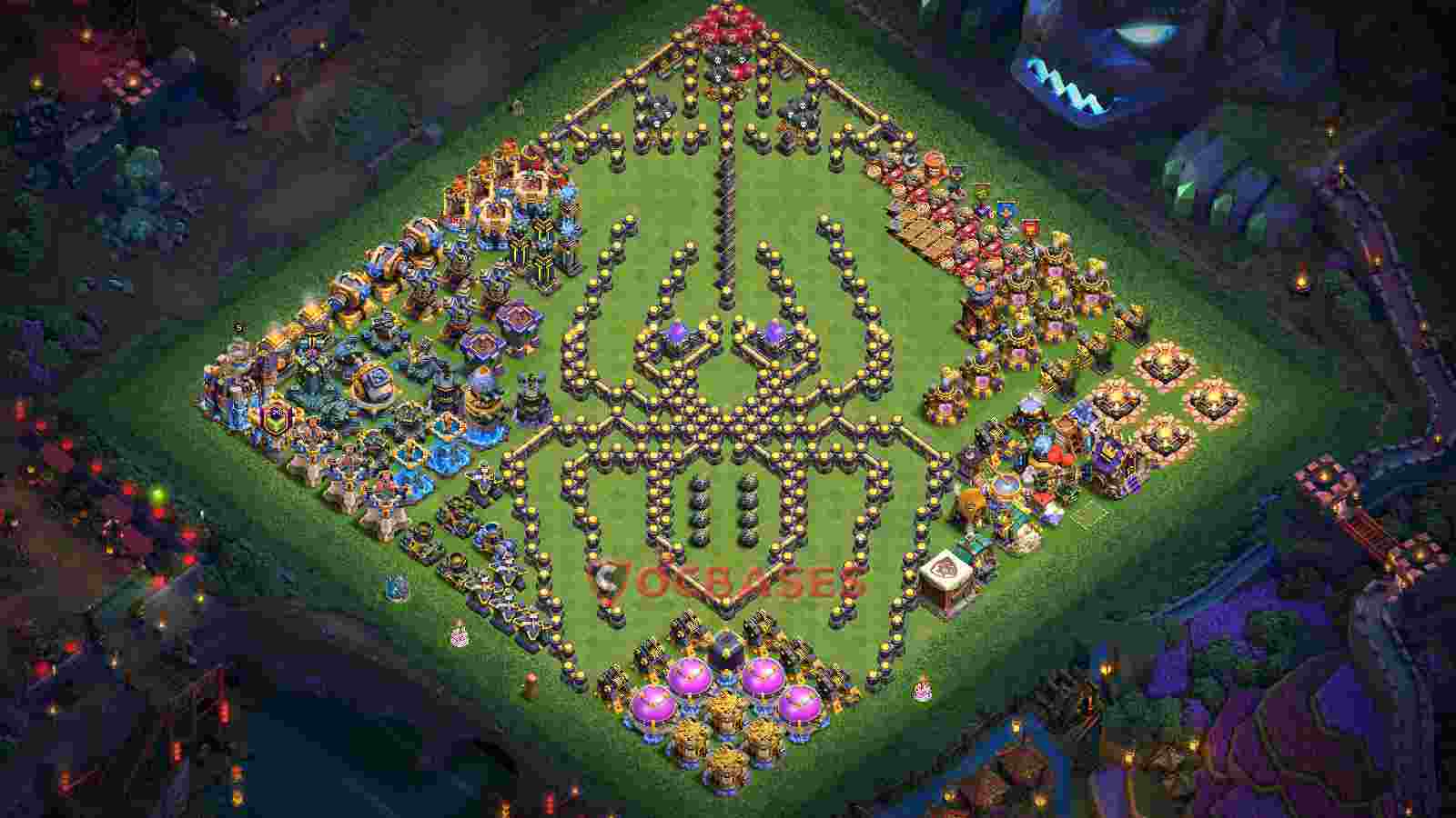 Town Hall 18 Base -fun – Layout id: vc6t4 base layout