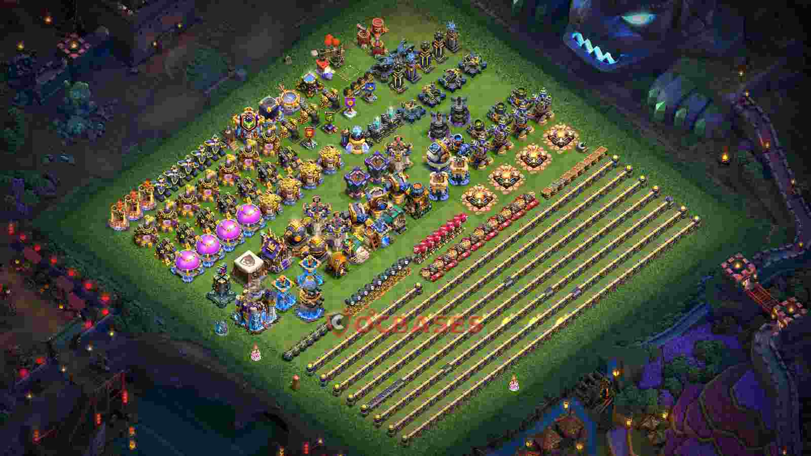 Town Hall 18 Base -fun – Layout id: 42ync base layout