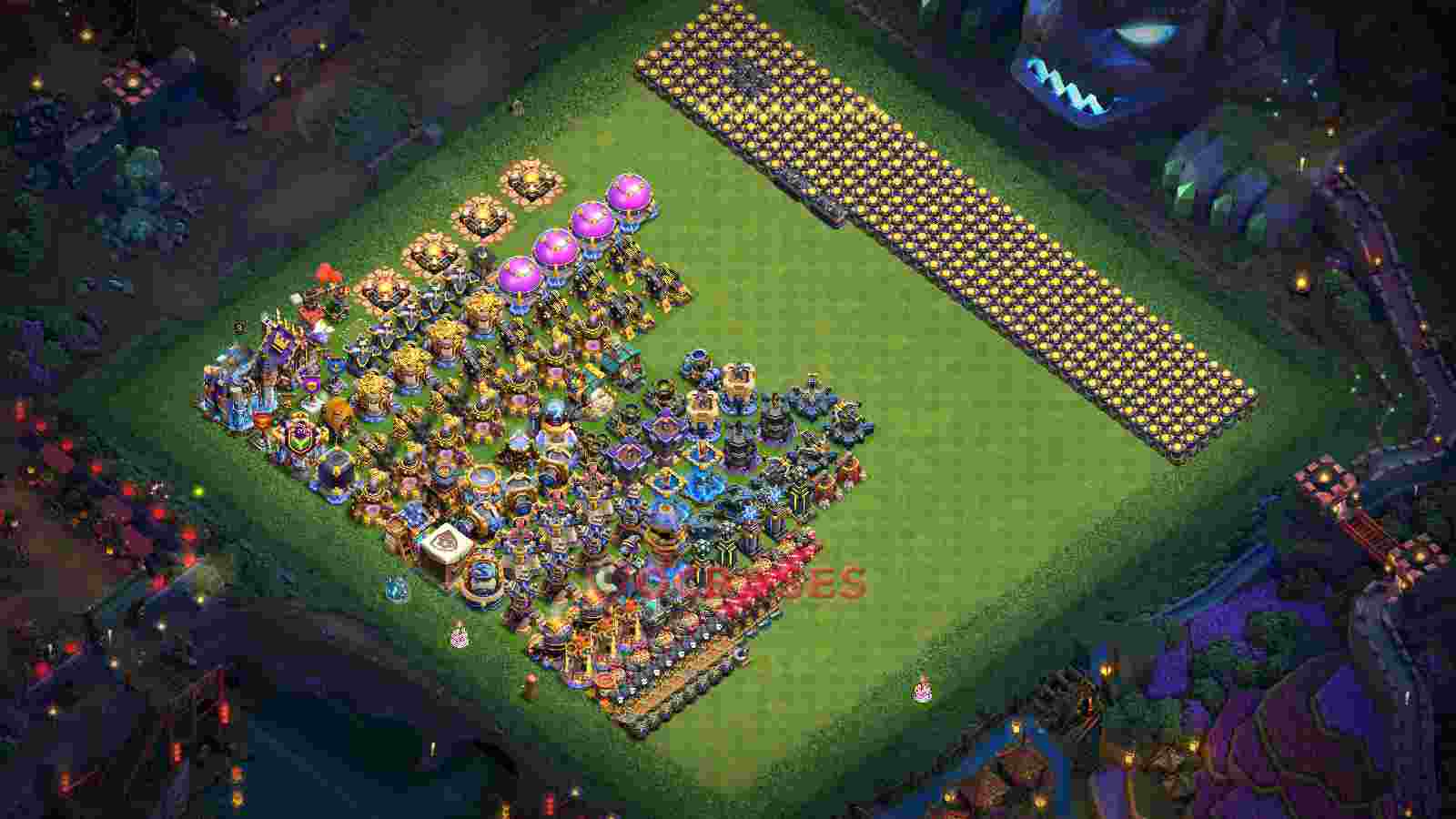 Town Hall 18 Base -fun – Layout id: 0k7m4 base layout