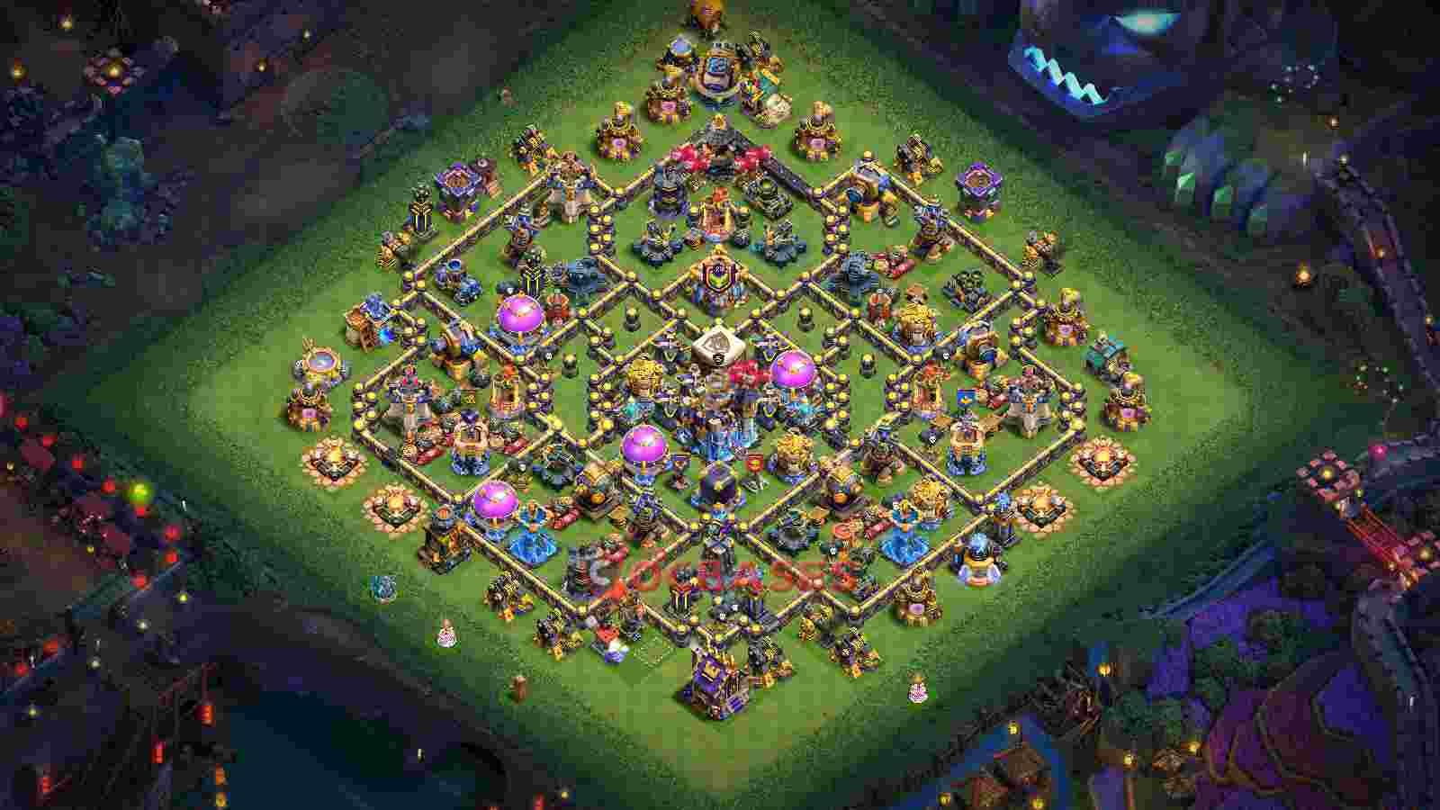 Town Hall 18 Base -farming – Layout id: jku8s base layout