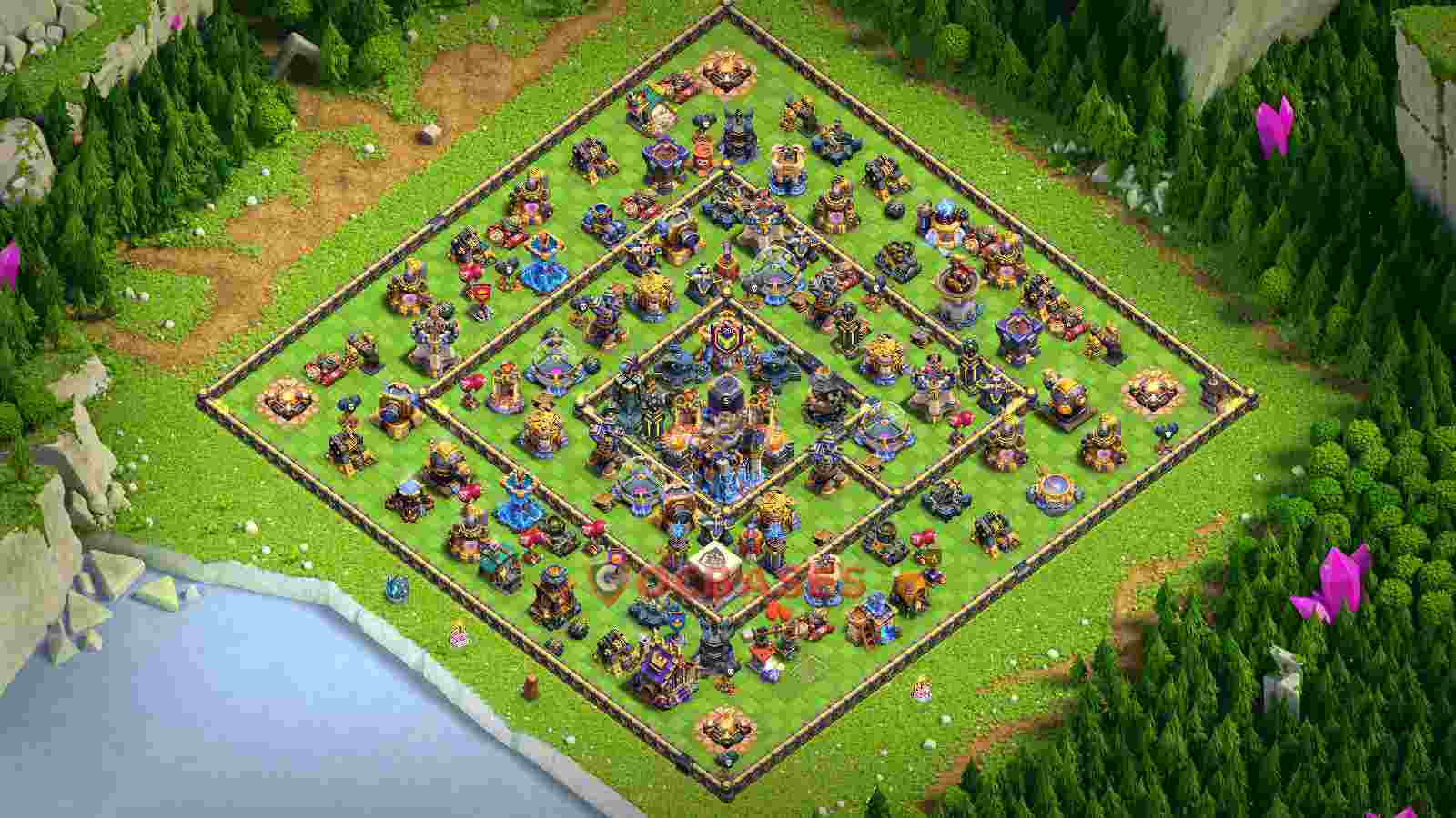 Town Hall 18 Base -farming – Layout id: 539od base layout