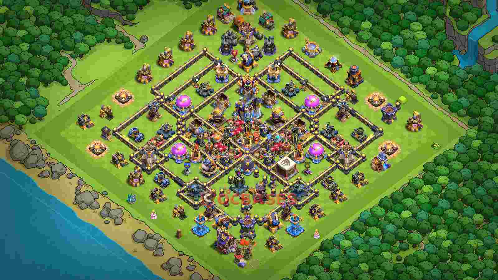 Town Hall 18 Base -farming – Layout id: fsfi0 base layout