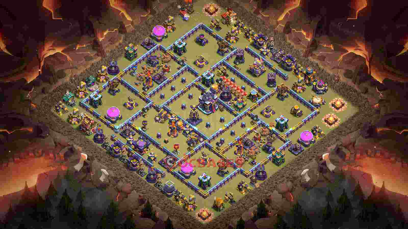 Town Hall 15 Base -war – Layout id: 2v7wz base layout