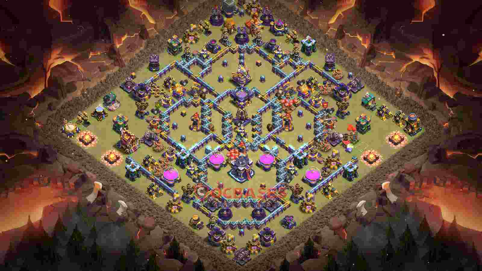 Town Hall 15 Base -war – Layout id: xq6uh base layout
